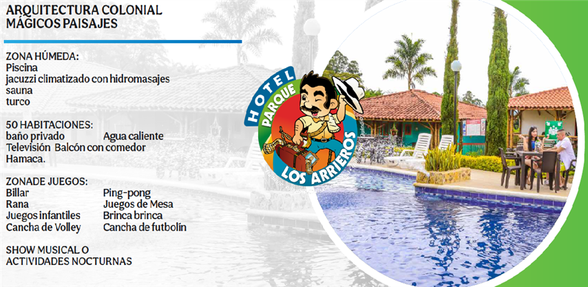servicios_parque_los_arrieros - Turismo en el Eje Cafetero, Alquiler de Fincas en el Quindio