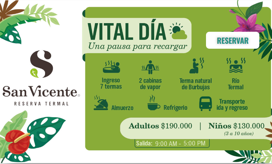 Vital Dia-termales-san-vicente - Turismo en el Eje Cafetero, Alquiler de Fincas en el Quindio