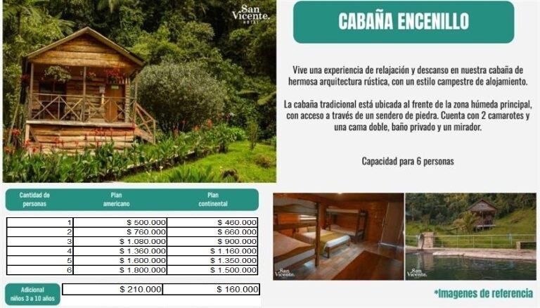 cabaña-encenillo-san-vicente - Turismo en el Eje Cafetero, Alquiler de Fincas en el Quindio